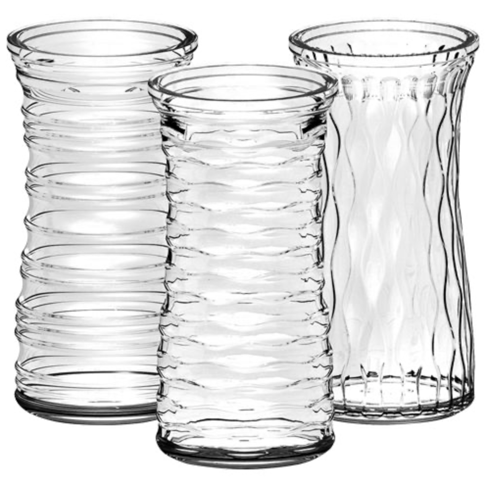 Elegance Duo: Glass Vase & Gift Bag Set