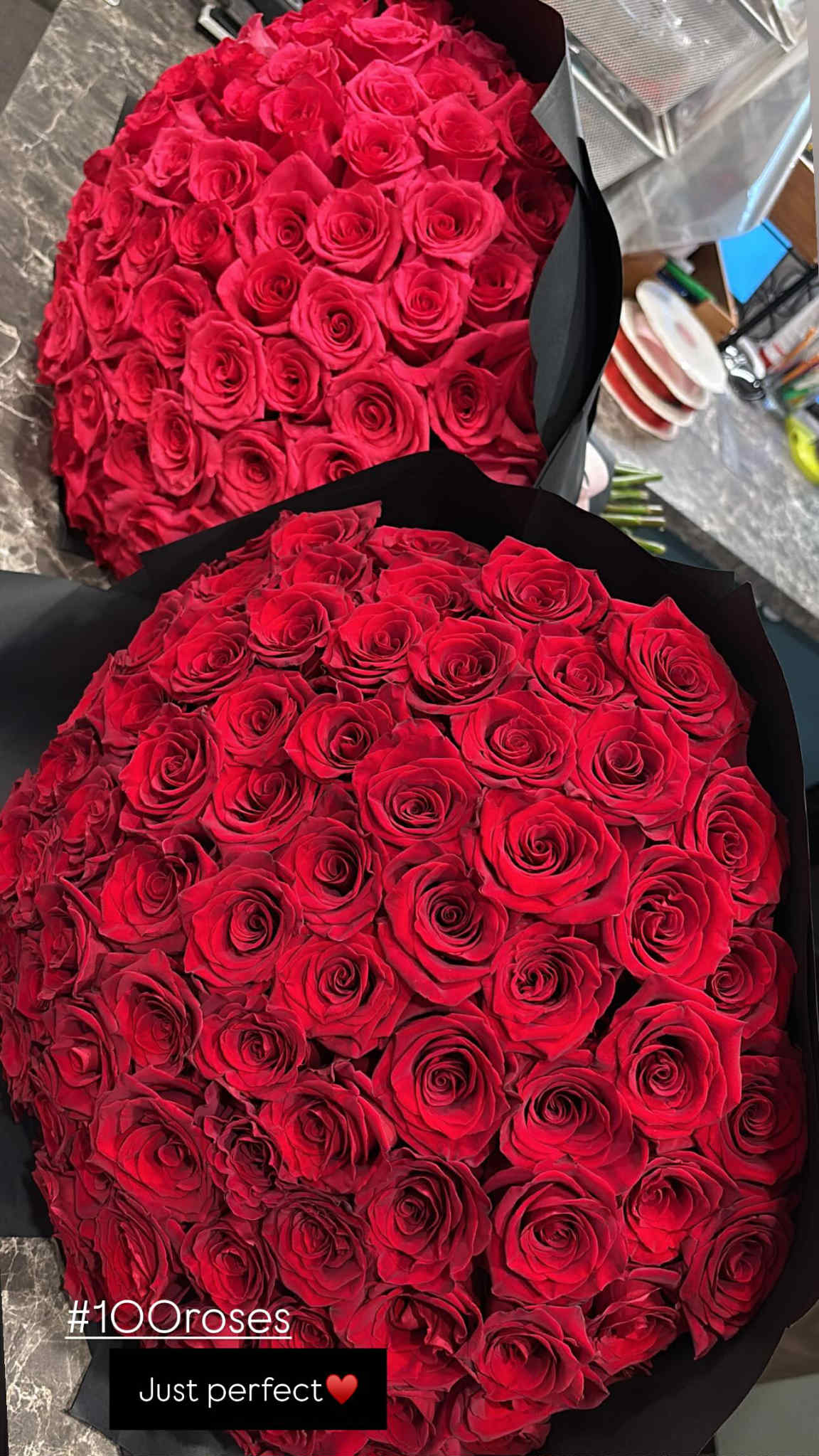100 Red Rose Bouquet