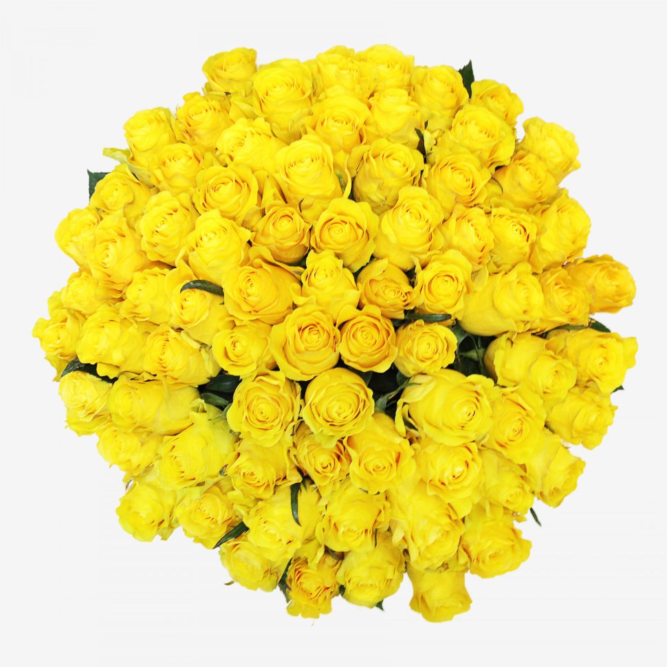 72 Yellow Rose Bouquet