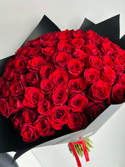 100 Red Rose Bouquet