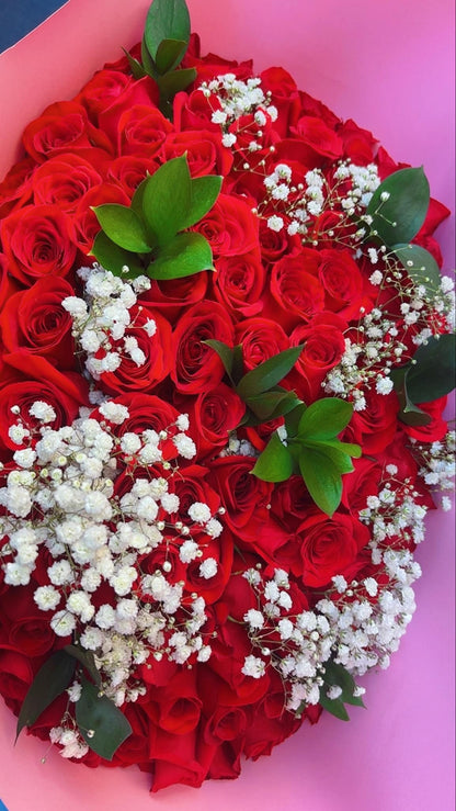 100 Red Rose Bouquet