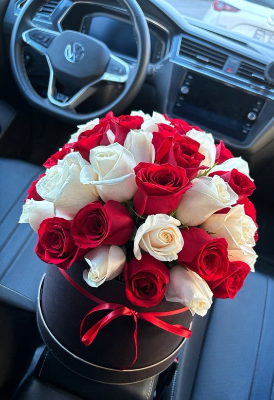 50 Rose Dome Box