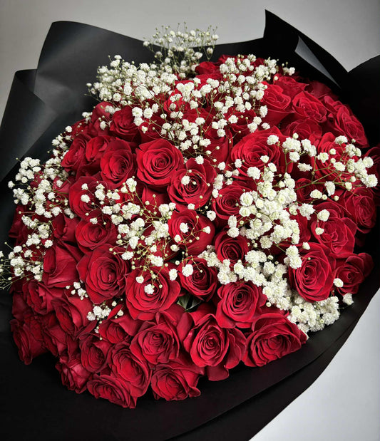 100 Red Rose Bouquet
